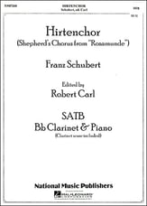 Hirtenchor SATB choral sheet music cover